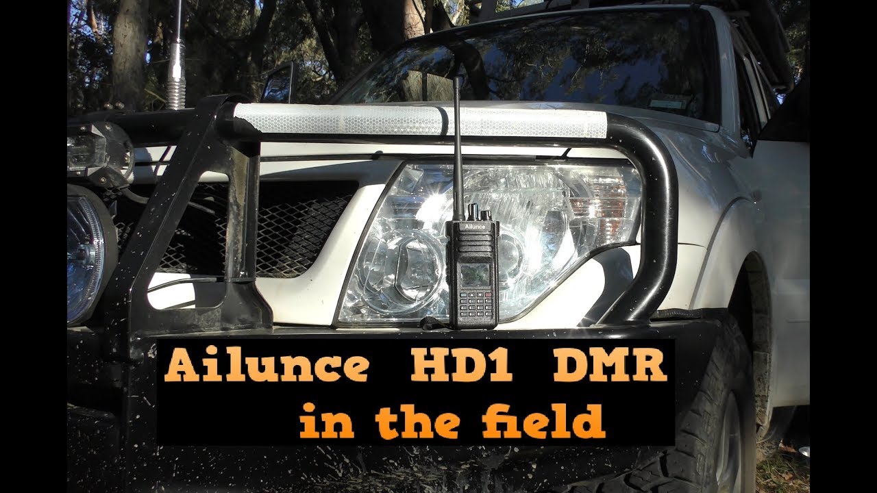 Ailunce HD1 DMR radio in the field - the beauty of digital