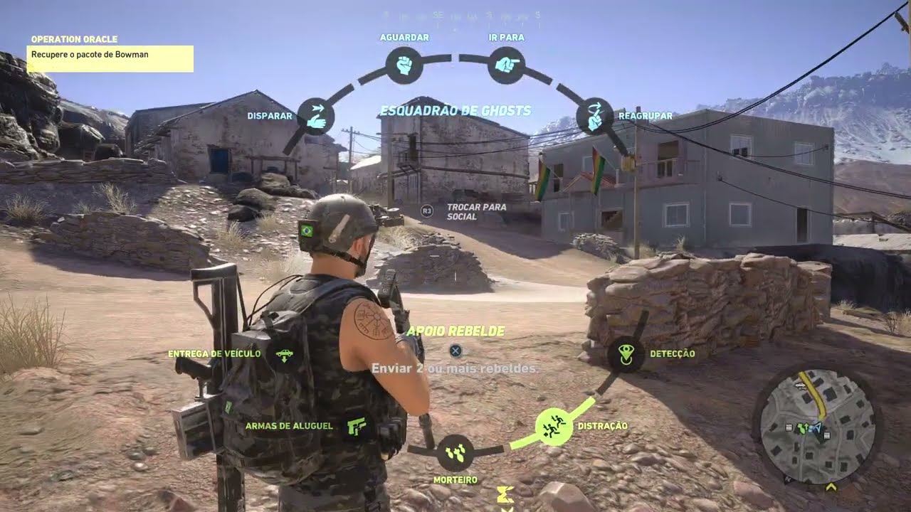 Tom Clancy's Ghost Recon Wildlands teste de camuflagem óptica