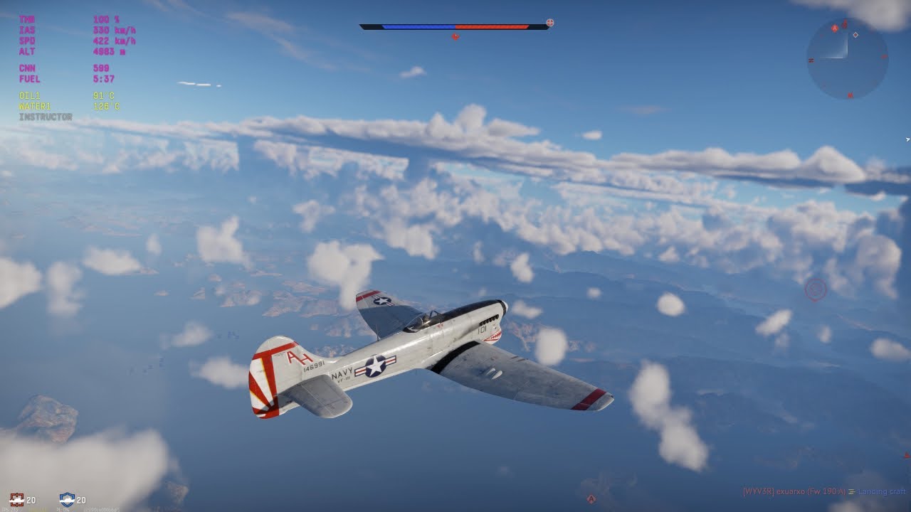War Thunder Tempest Mk V - 9 kill Match [No Commentary]