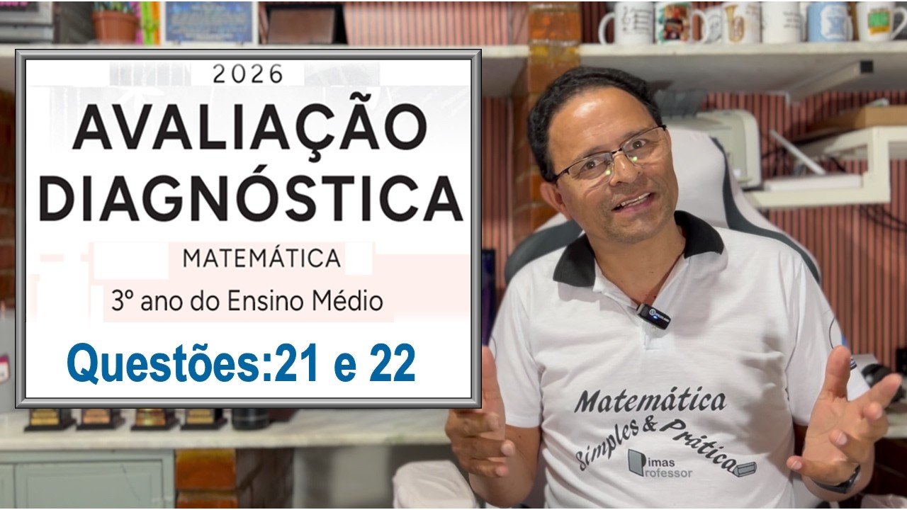 CORREÇÃO DA PRIMEIRA AVALIAÇÃO DIAGNÓSTICA  2026 (3º ano, questões 21 e 22)