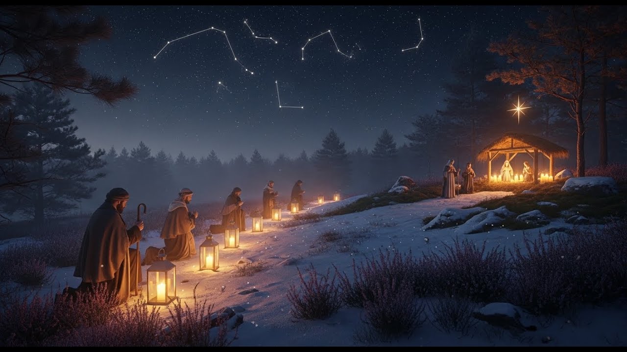 Lanterns in the Snow