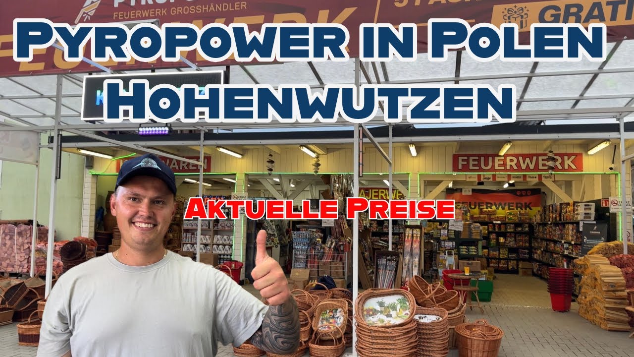 Feuerwerk Einkaufstour bei Pyropower in Hohenwutzen 2024/25 🧨🛒