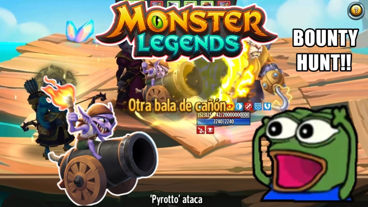 CAZA ENERO!! PYROTTO !! BOUNTY HUNT!!!! - Monster Legends
