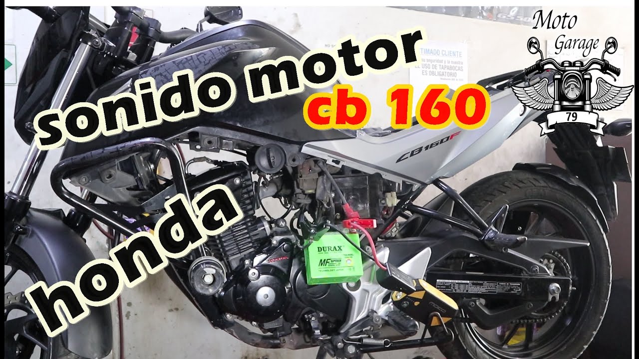 Honda CB160 Звук двигателя Honda