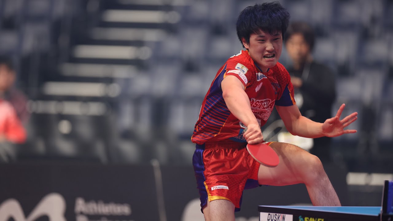 張本智和 vs 英田 理志 TBESTGAME 琉球アスティーダ vs T.T彩たま ノジマTリーグ2023-2024 2023年12月23日 沖縄アリーナ【卓球Tリーグ公式】