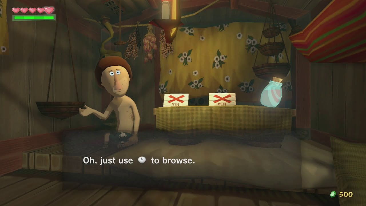 Shopping at Beedle's - Legend of Zelda: Wind Waker