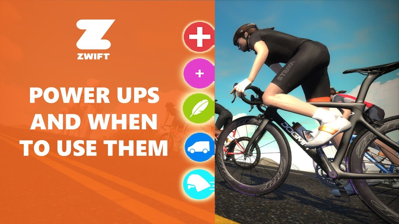 ZWIFT POWER UPS AND THE BEST TIME TO USE THEM