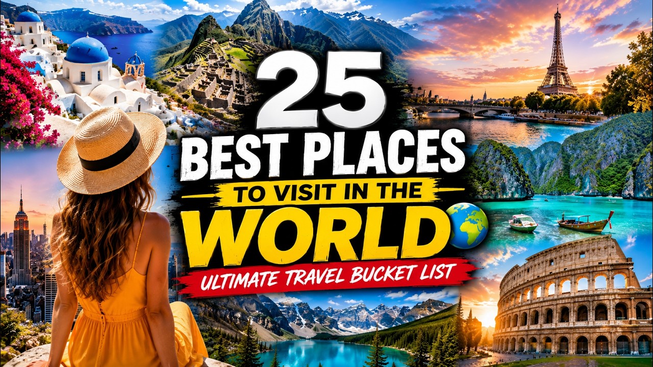 Top 25 Best Travel Destinations in the World for 2025!