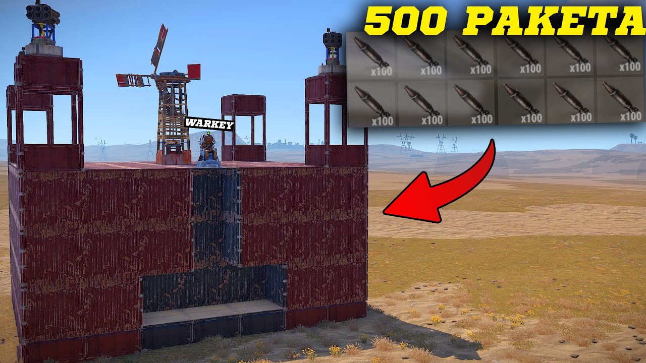 RUST 500 РАКЕТАСЫ БАР НЕ ПОНЯТНЫЙ УЙ @Warkey228 @Leon_Ruster  #rust #rustraid #rustpvp