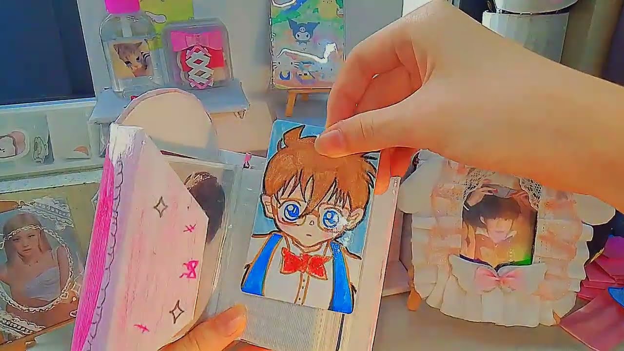 💞 PACKING card Conan handmade...?🍃💞