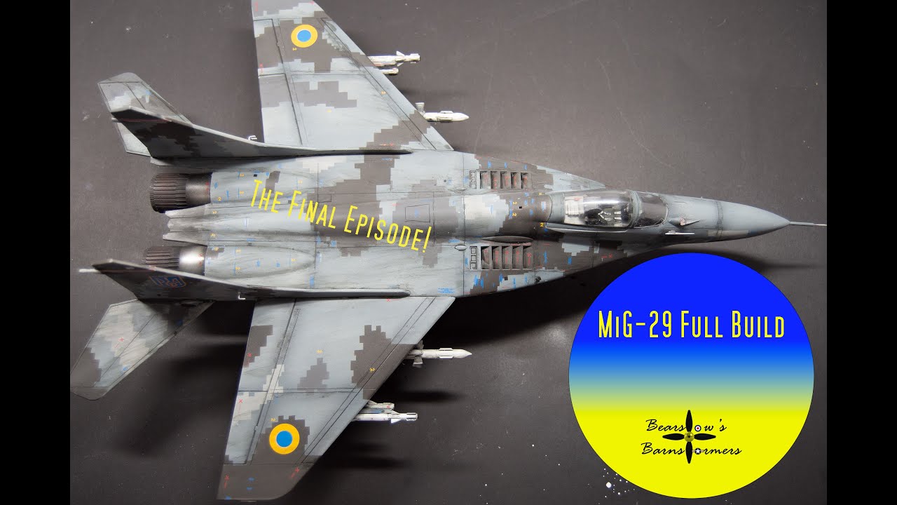 Ukrainian Air Force MiG-29 1/48 Monogram/Revell Scale Model Full Build