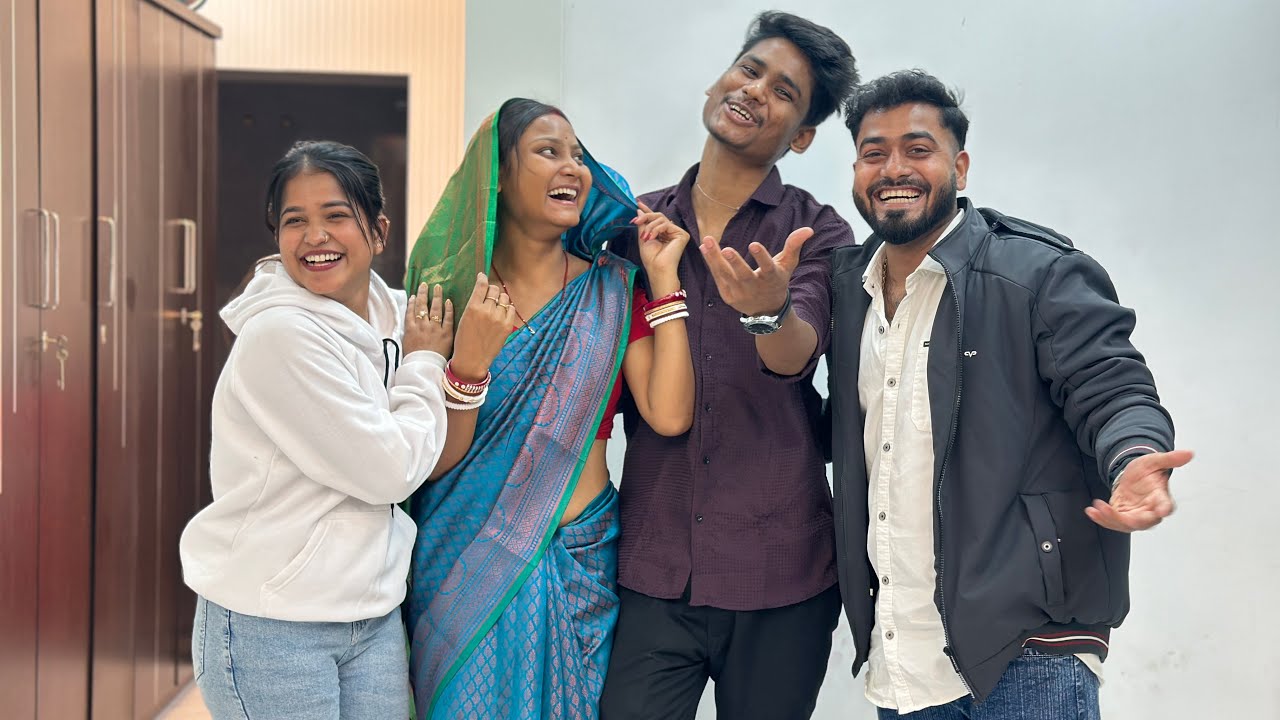￼ বিয়ের পরে প্রথমবার এঞ্জেল প্রিয়া Bong Media   দেখতে গেলাম 
