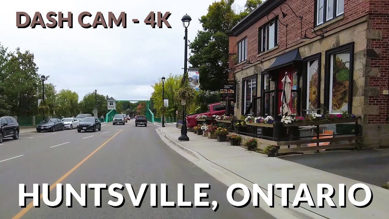 Scenic Drive through Huntsville, Ontario | 4K Relaxation and Exploration