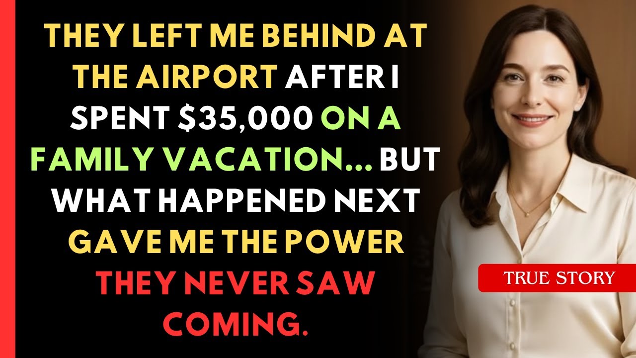 I spent $35,000 on a family trip… and at the airport, my sister said, ‘I forgot your ticket.