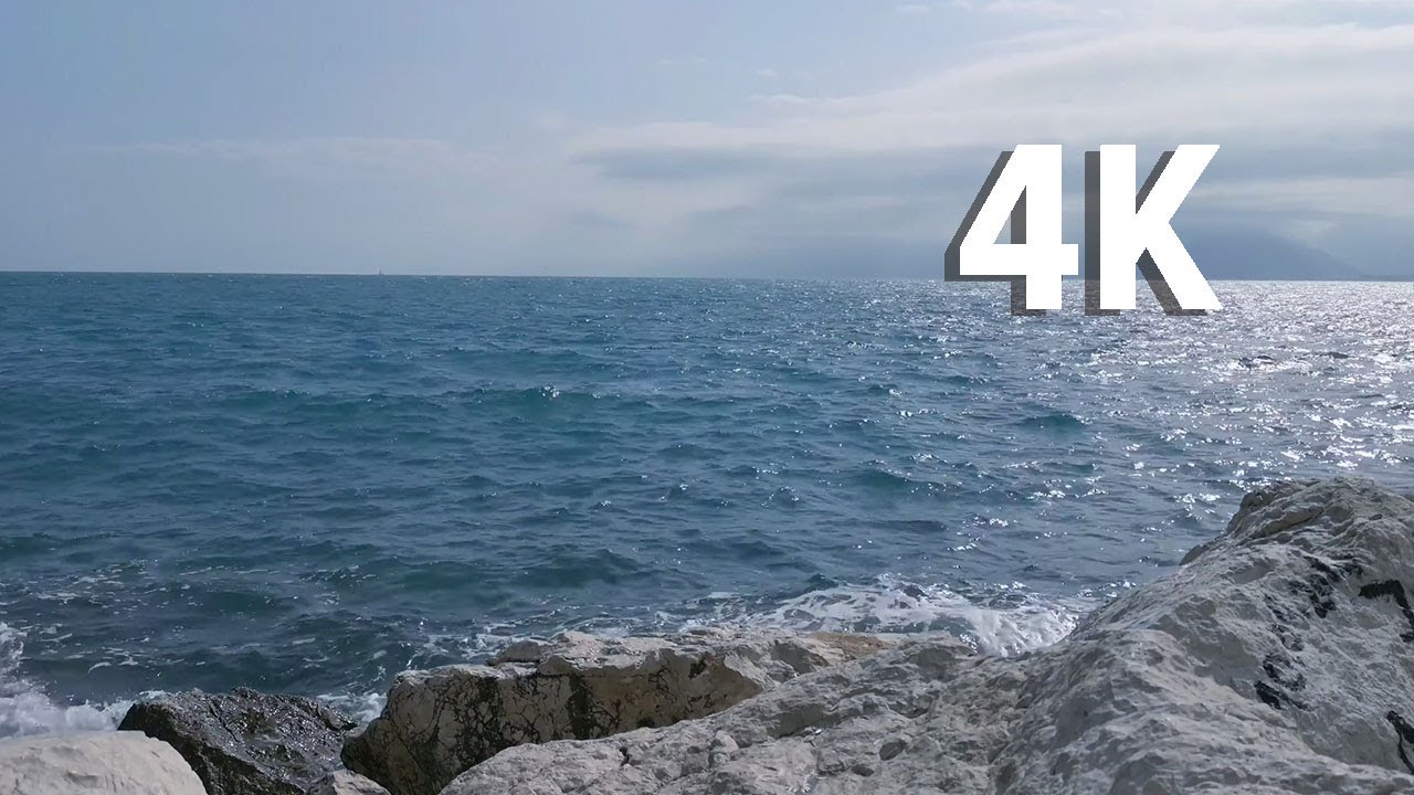 1 Saat Deniz Dalga Sesi - 1 Hour Ocean Sound (4K Video)