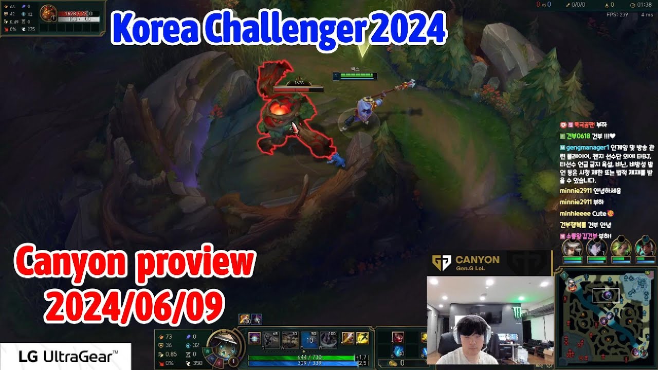 Canyon proview 2024/06/09 jax leesin pantheon Korea challenger | Canyon第一视角