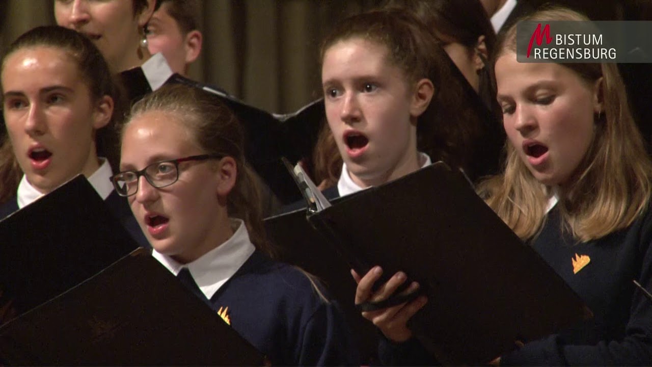Abendlied (Bleib bei uns)  J. Rheinberger - JugendKathedralChor Fulda