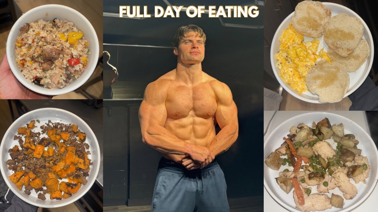 Full Day of Eating on a Cut | Why I Moved to Boston | Heavy Leg Workout