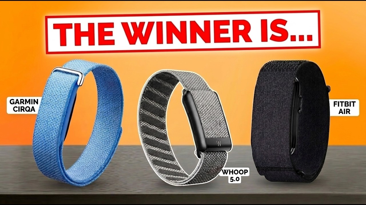 Best Screenless Fitness Tracker (in 2026) | Gramin Cirqa Vs Fitbit Air Vs Whoop 5.0
