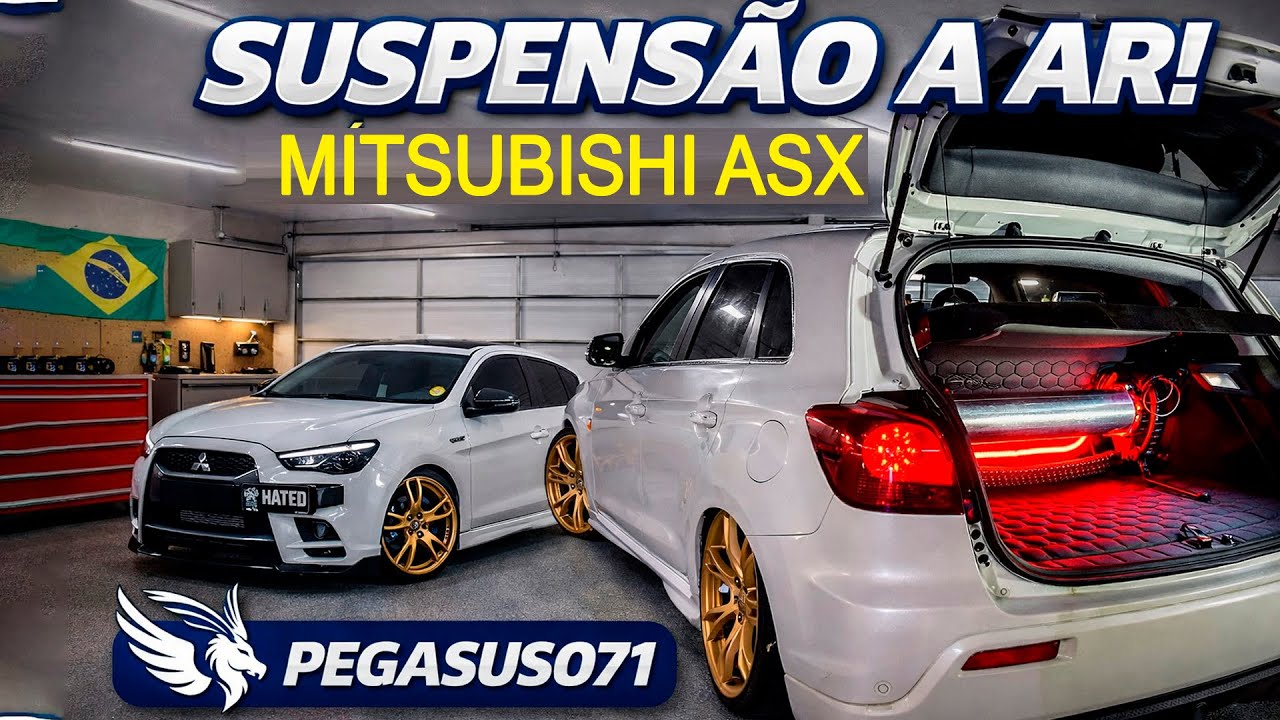 MITSUBISHI ASX SUSPENSÃO A AR | PORTA MALAS MODIFICADO |