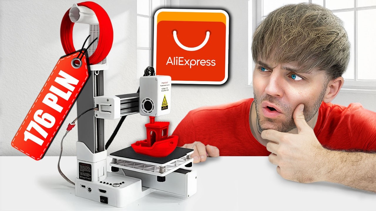Testuje NAJTAŃSZĄ DRUKARKE 3D z Aliexpress!