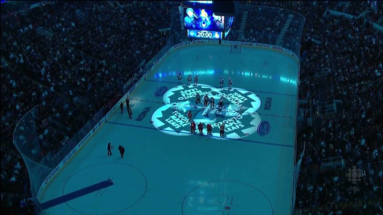 Leafs Honour the Memory of Brendan Burke Before Game (HD)