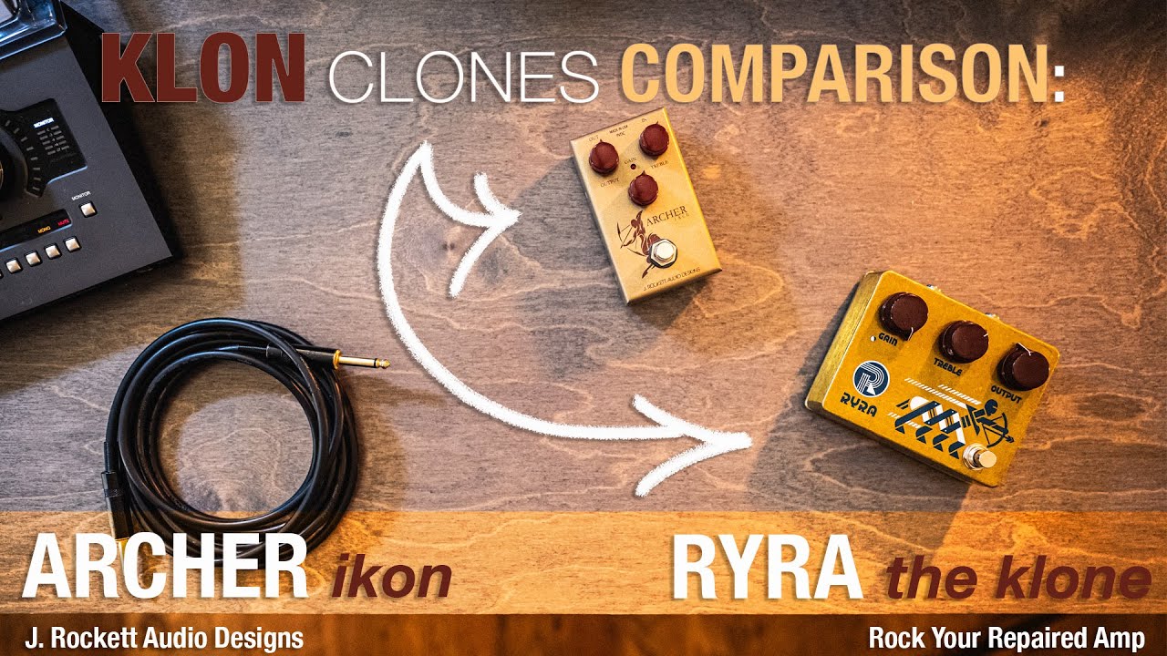 Archer Ikon & RYRA the Klone Comparison [Choosing a Klon Centaur clone for my pedalboard]