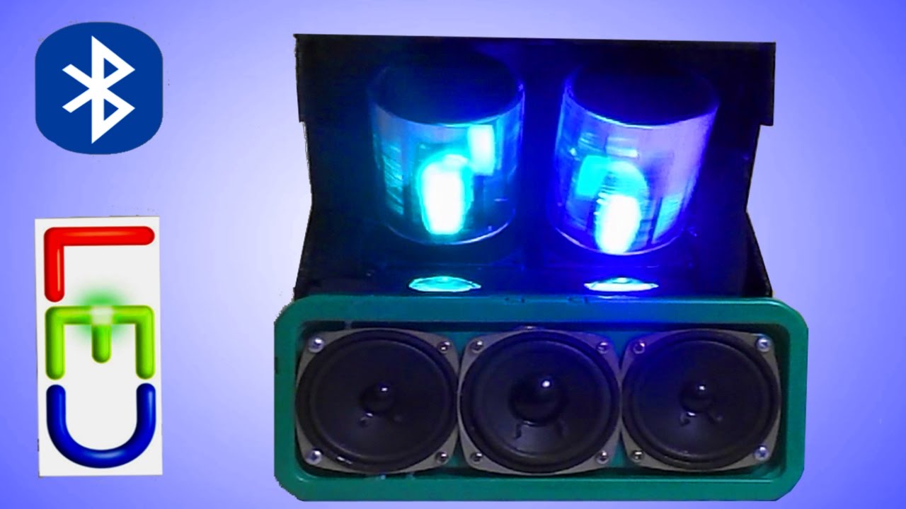Jak zrobić Głośnik bluetooth, do telefonu - super efekt led