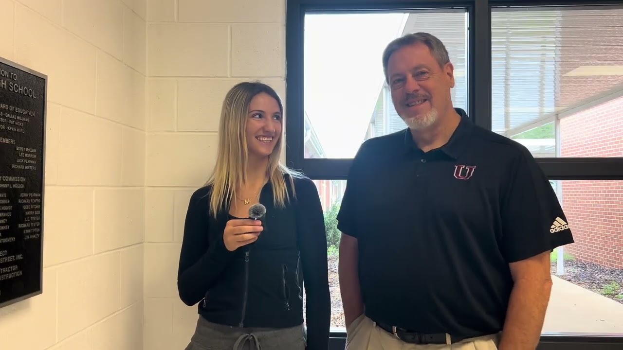 Positive Happenings - UHS - Michelle Shields and Coach Chambers 