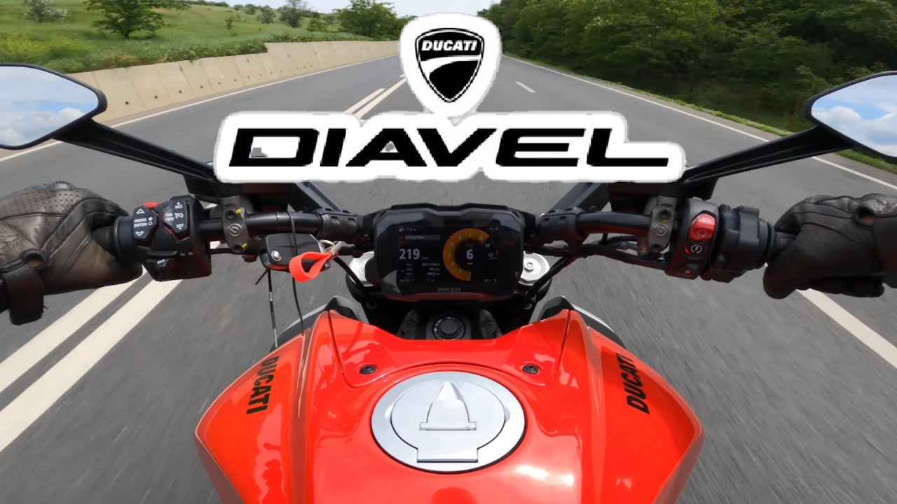 Ducati Diavel V4 - Test Rde - HQ Engine Sound