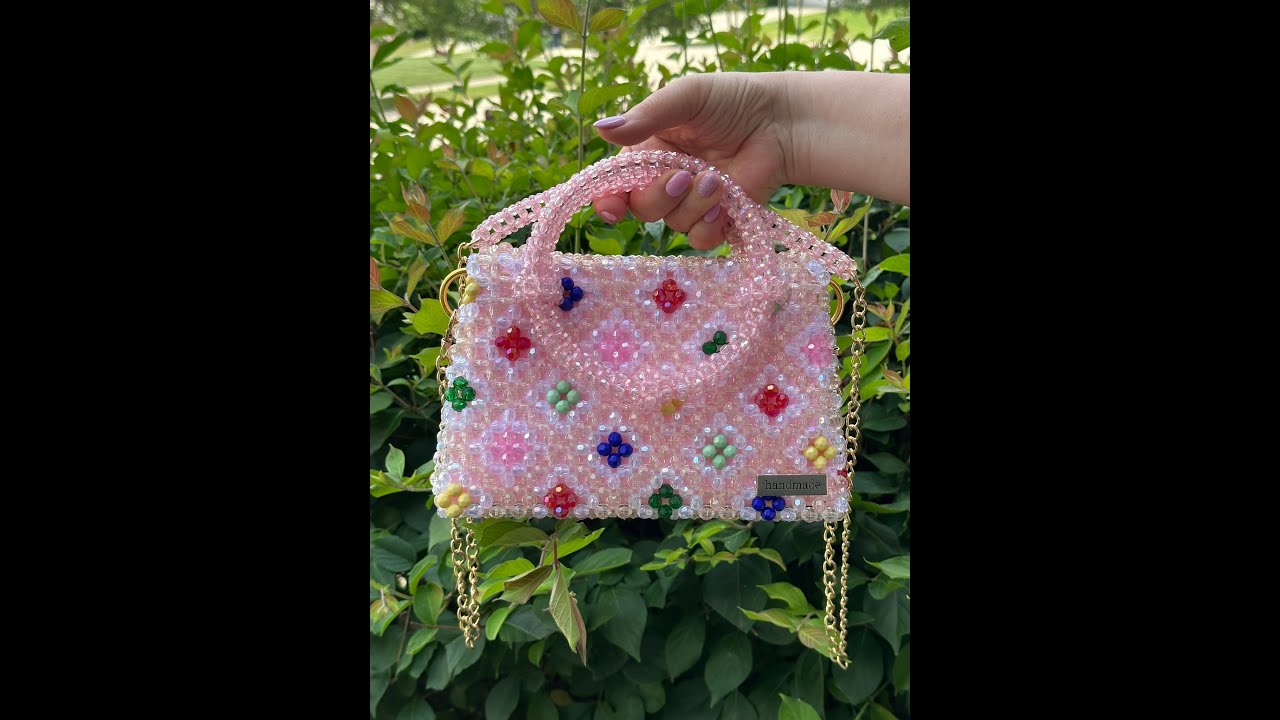 DIY: How to Make Modern beaded bag/Master Class/ lightwight Elegant Bag/ Tutorial...