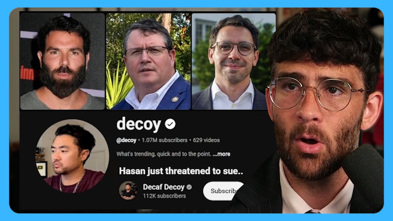 HASAN says JAMES FISHBACK is a fed | DAN BILZERIAN vs RANDY FINE | New Opp: Decaf Decoy | HasanDaily