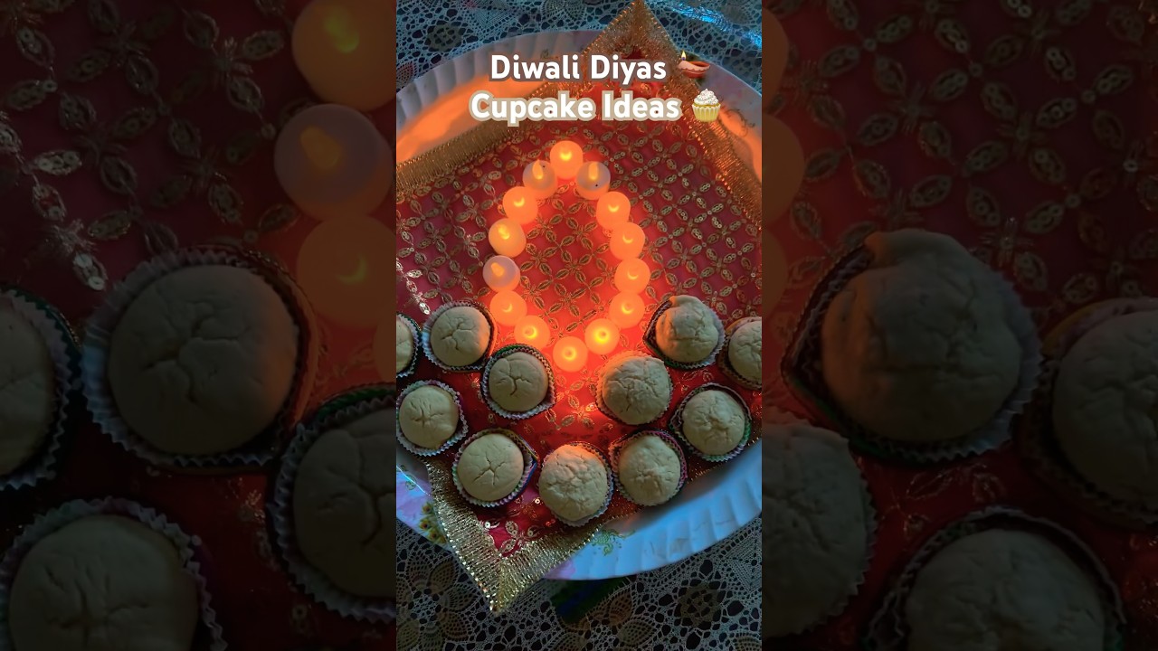 Diwali Diyas 🪔 Cupcake Ideas 🧁 