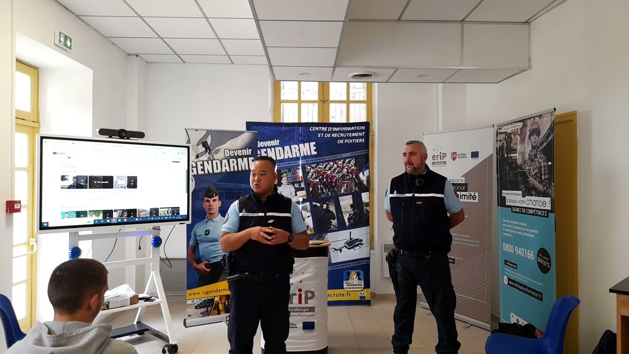 Info collective les métiers de la gendarmerie