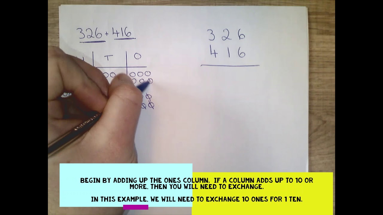 Column Addition   With Exchanging