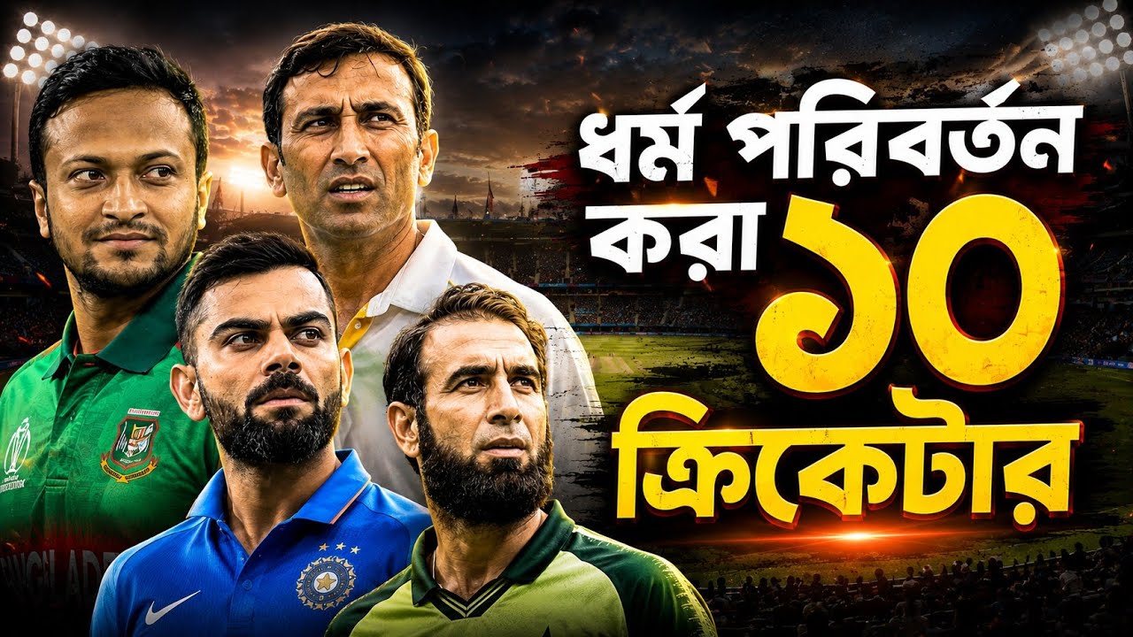 ক্রিকেটে ধর্ম পরিবর্তন করা এমন ১০ জন ক্রিকেটারের তালিকা | Top 10 Cricketers Who Changed Religion