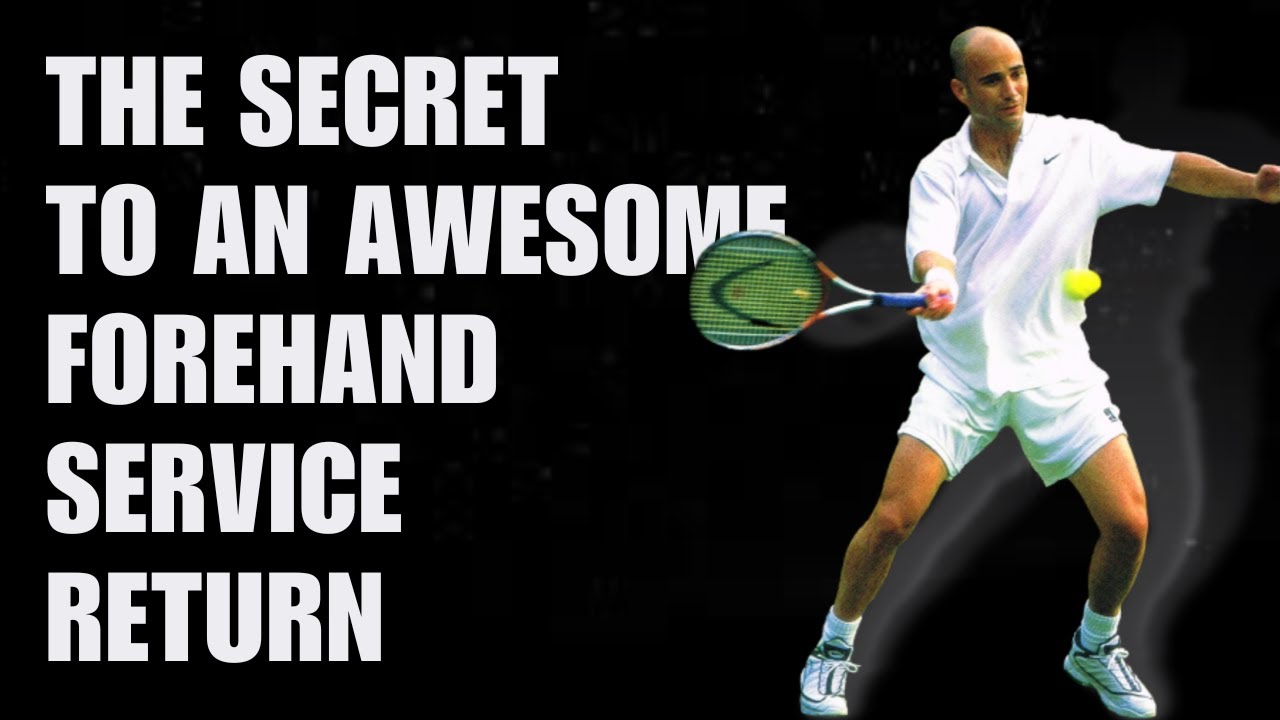 The difference between the forehand serve return and the forehand groundstroke