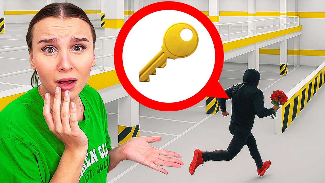 STALKER klaut meine AUTOSCHLÜSSEL ! 🤯🚘 (Gefangen im Parkhaus)