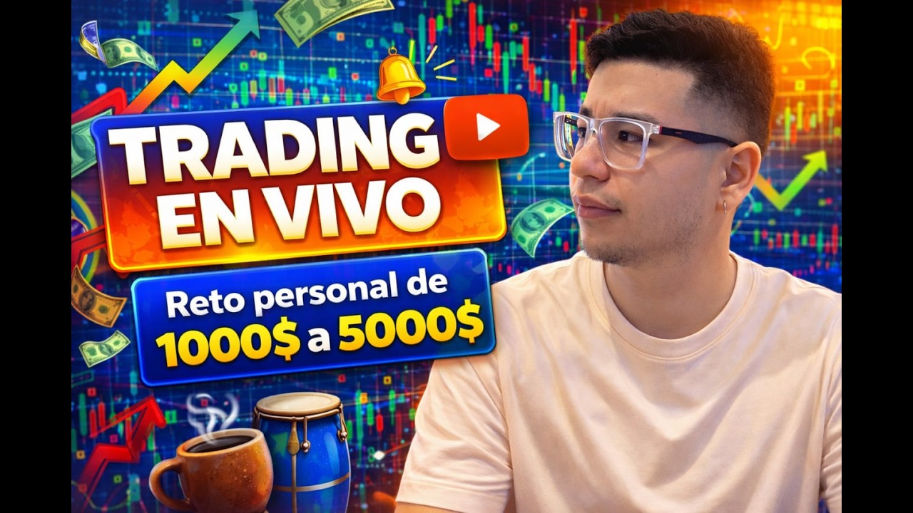 TRADING LIVE 🔥 De 1.OOO$ a 5.OOO$💰 DÍA 21 - ESTRATEGIA SMOOTH TREND