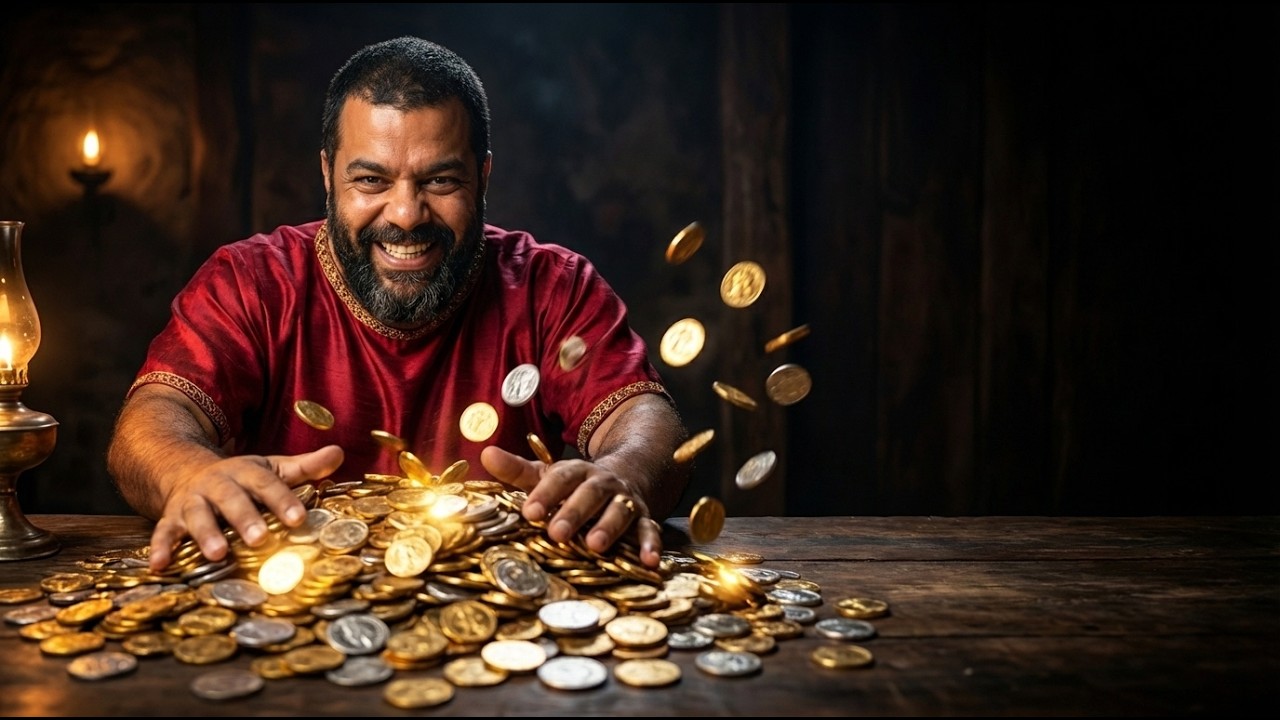 Assim vivia ZAQUEU antes de ABANDONAR sua riqueza corrupta ao receber o Mestre em sua casa