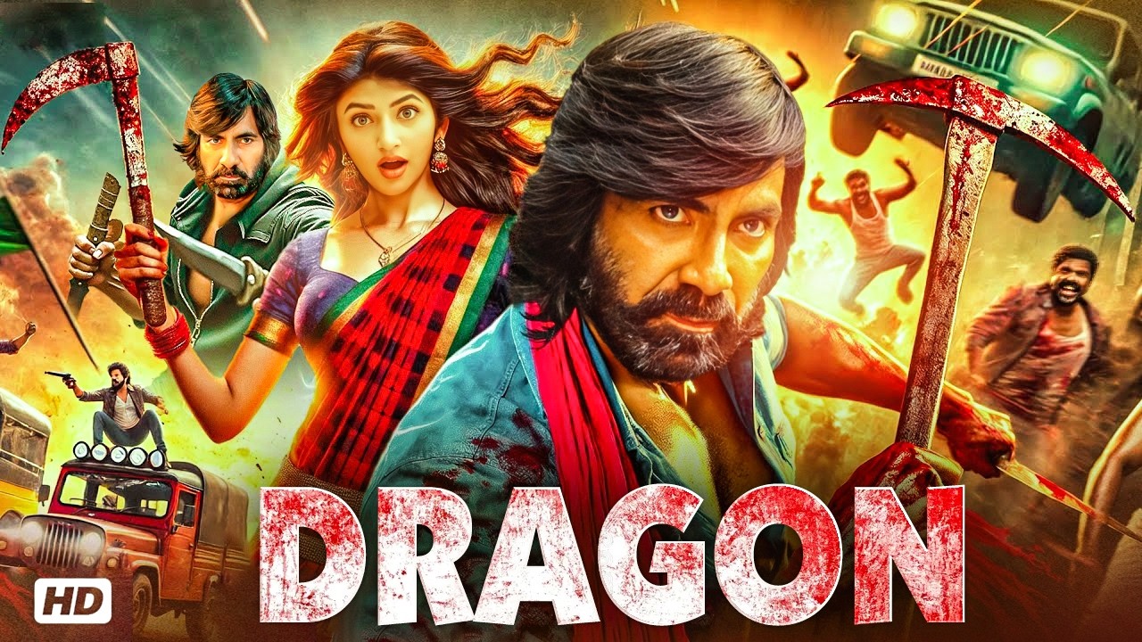 DRAGON Hindi Dubbed Full Movie Ravi Teja  HD | South Action Thriller 2025