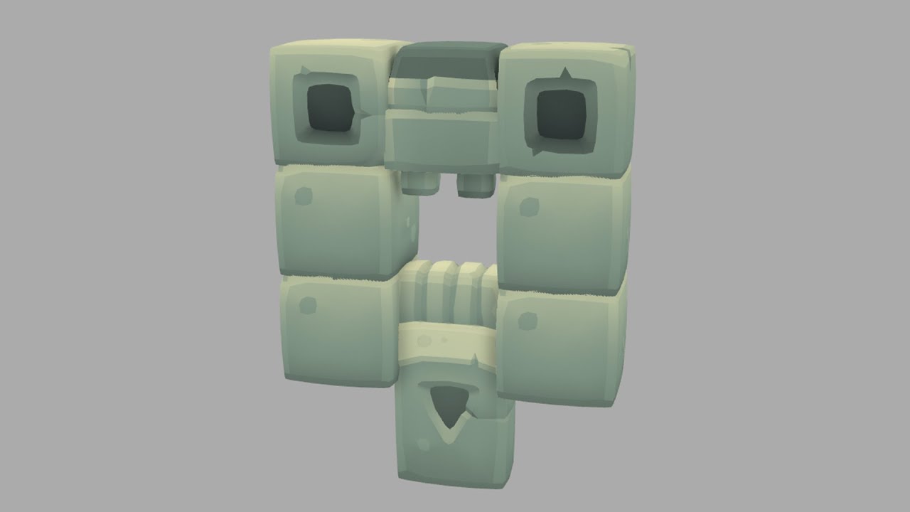 Cube World Jungle Temple - 3D Modeling Timelapse #9