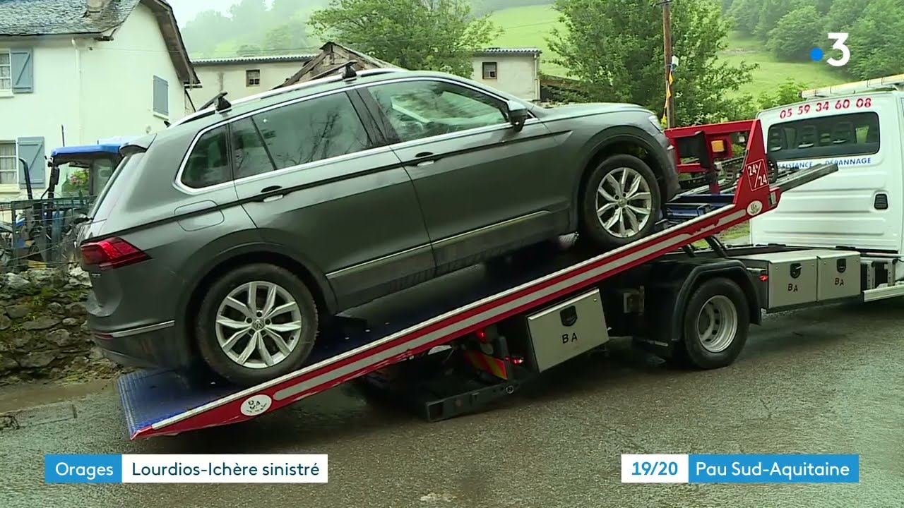 Béarn : Le village de Lourdios-Ichère, en vallée d'Aspe, dévasté par une crue express