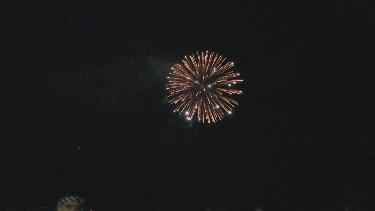 Huntington Beach, southern California 4th of July fireworks show 2017