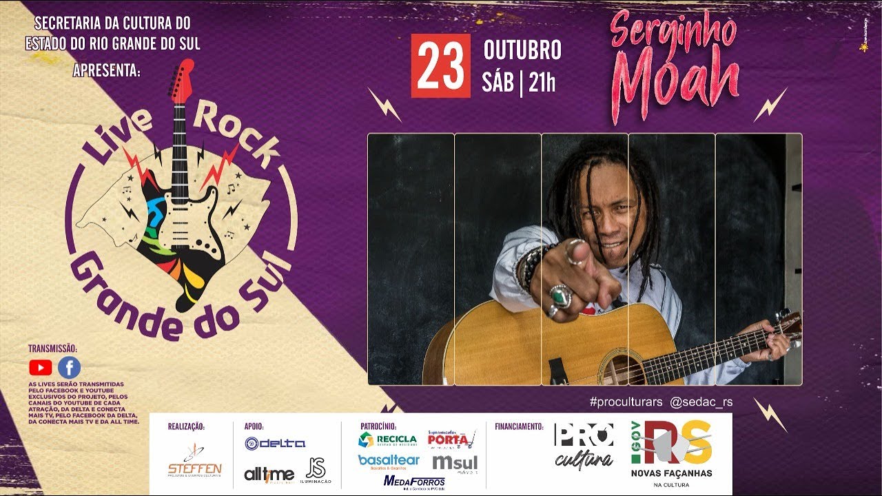 Live Rock Grande do Sul Serginho Moah