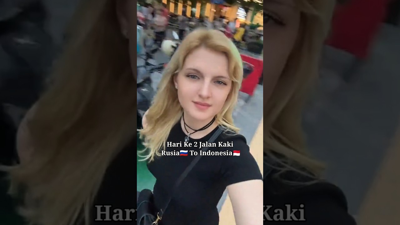 Jalan Kaki Rusia To Indonesia #bule #indonesia #russia