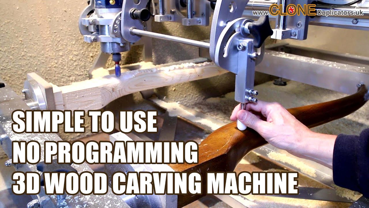 Wood Carving Machine - 3D Copy Carving - Easy To Use