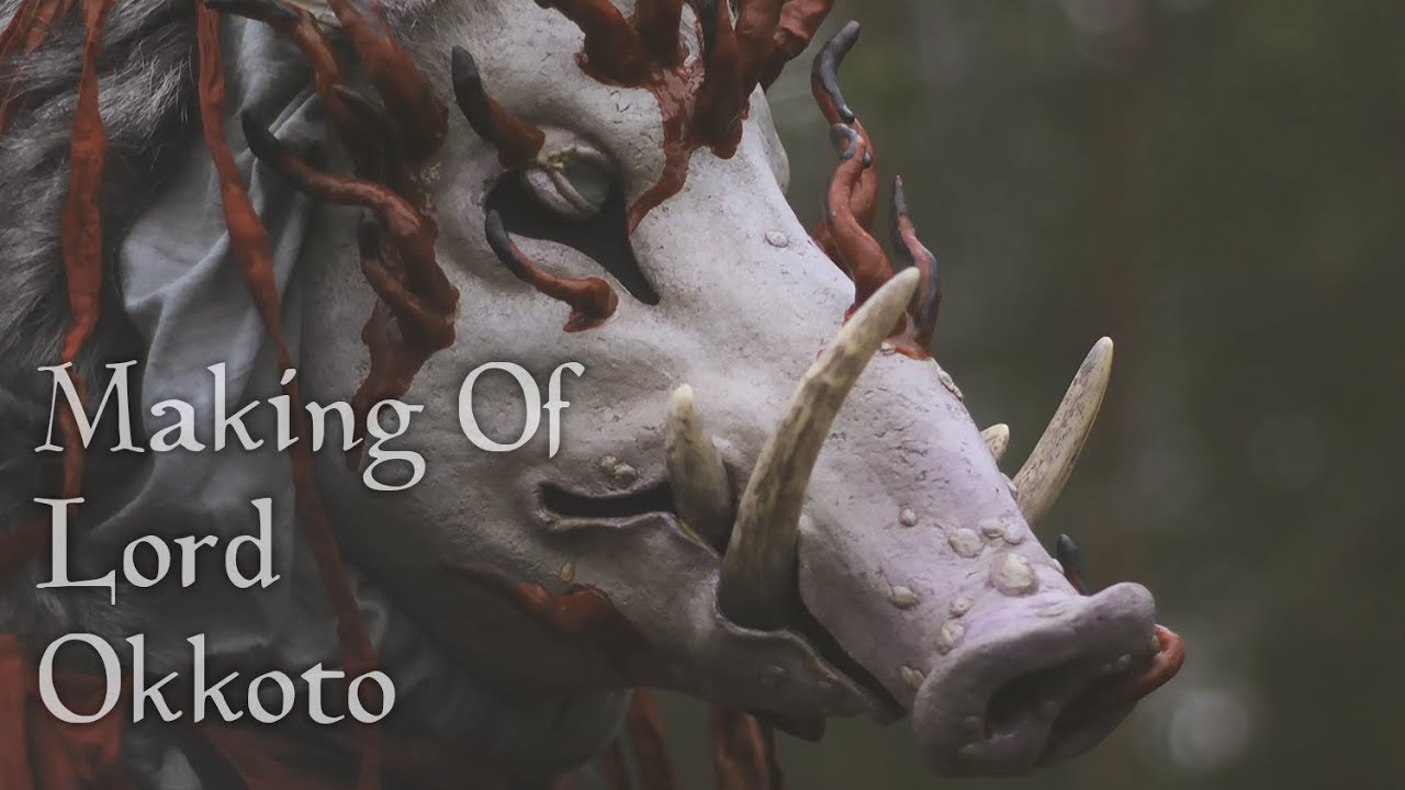 The Making of Lord Okkoto - Timelapse, Costume, Papier Mache Mask