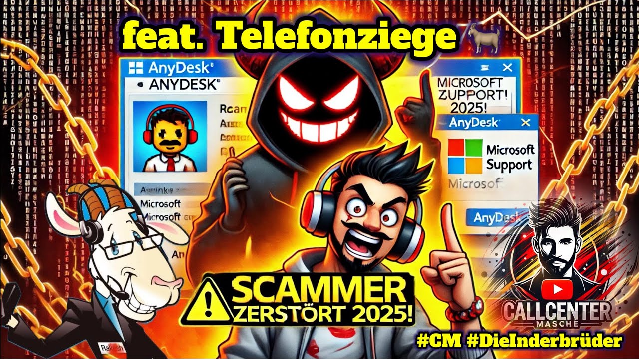🔥TELEFONBETRÜGER 2025 ENTLARVT! InderBrüder vs. Scammer – Heilige Kuh Chaos & feat @Telefonziege