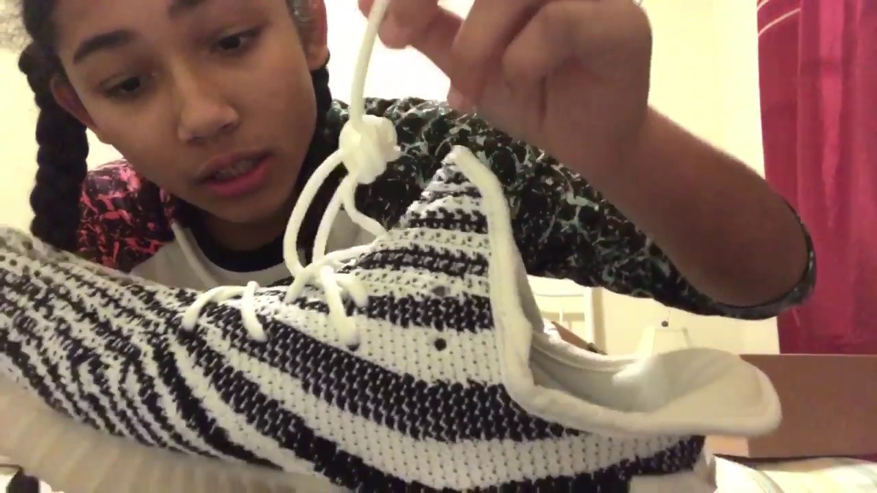 DHGATE YEEZY ZEEBRAS vs REAL!! HORRIBLE REPLICA!